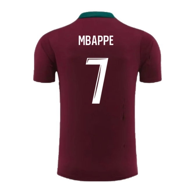 2024-2025 PSG Strike Dri-Fit Training Shirt (Bordeaux) - Kids (Mbappe 7) — Buy Now