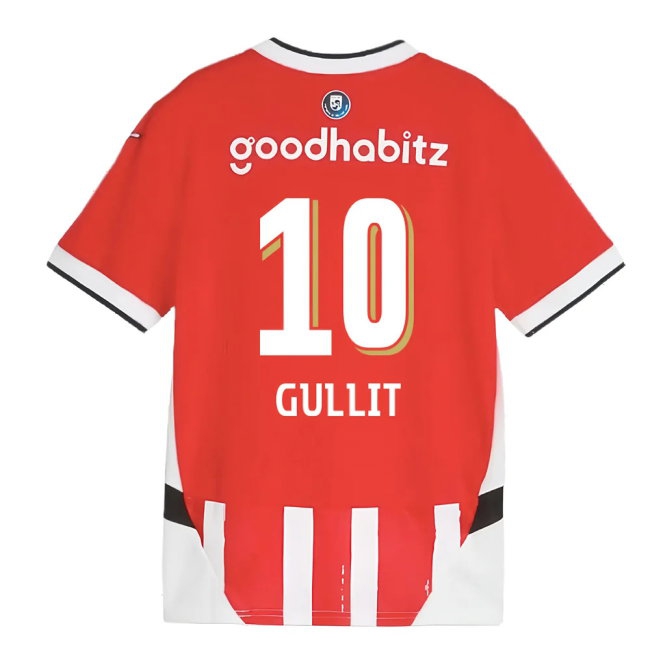 2024-2025 PSV Eindhoven Home Shirt (Kids) (Gullit 10) — Shop Now