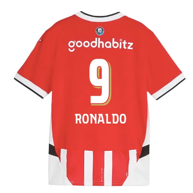2024-2025 PSV Eindhoven Home Shirt (Kids) (Ronaldo 9) — Buy Online