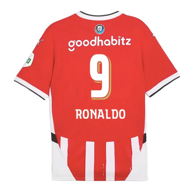 2024-2025 PSV Eindhoven Home Shirt (Ronaldo 9) — Shop Online
