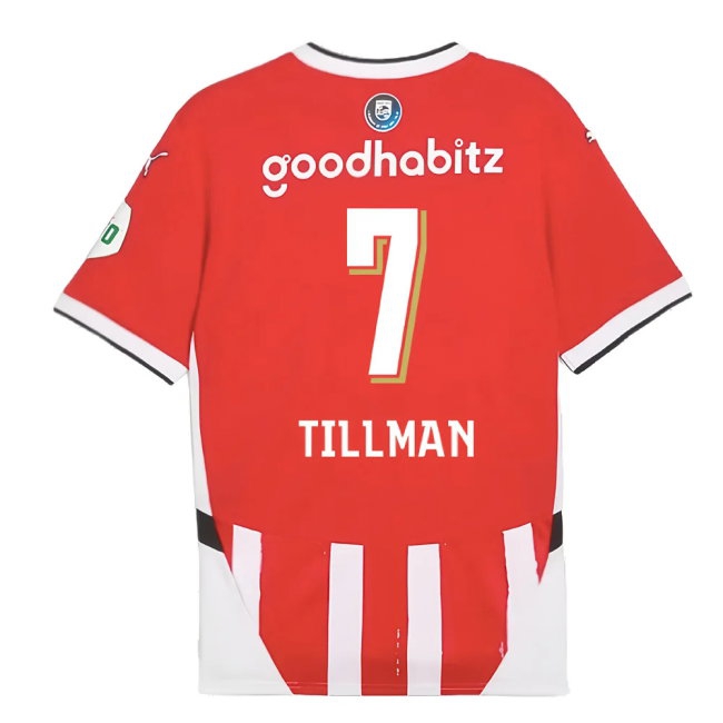2024-2025 PSV Eindhoven Home Shirt (Tillman 7) — Buy Now