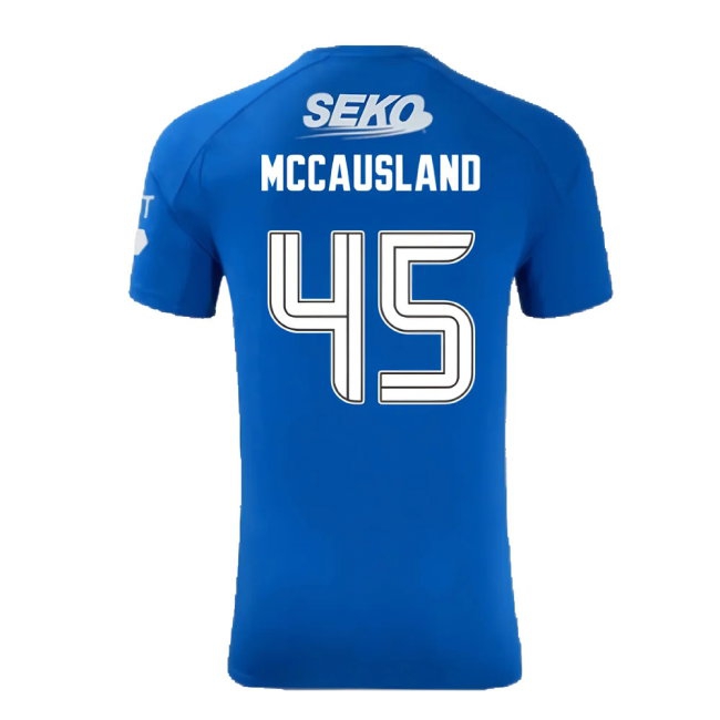 2024-2025 Rangers Player Version Pro Home Shirt (McCausland 45) — Shop Now