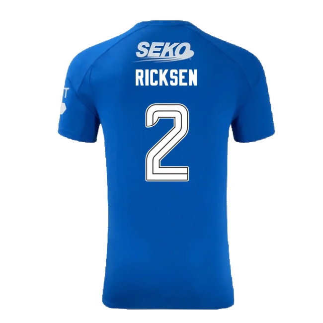 2024-2025 Rangers Player Version Pro Home Shirt (Ricksen 2) — Buy Now