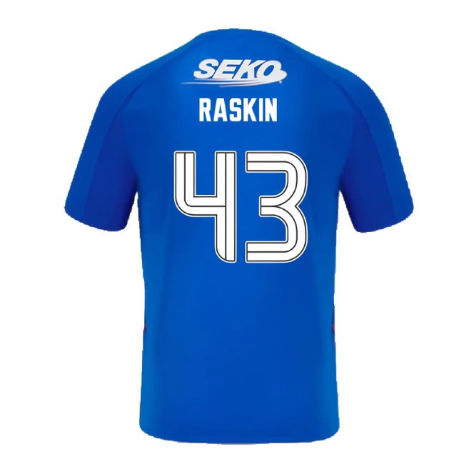 2024-2025 Rangers Home Shirt (Raskin 43) — Buy Now