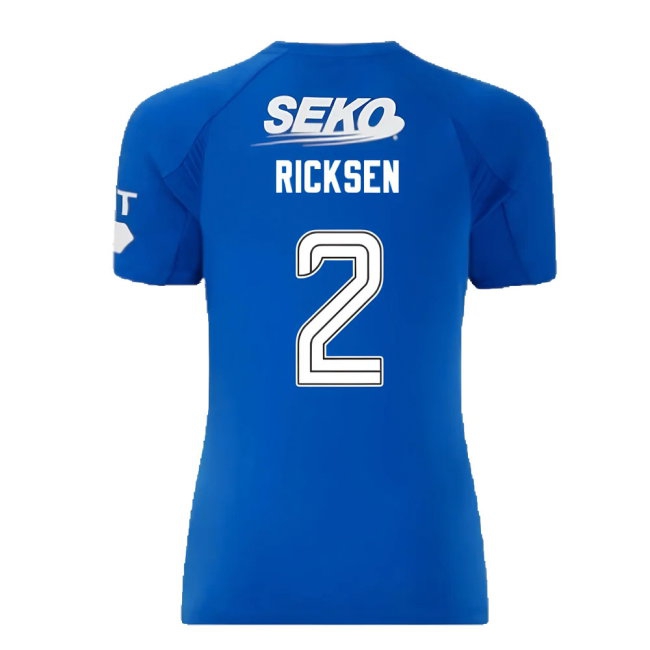 2024-2025 Rangers Home Shirt (Womens) (Ricksen 2) — Shop Online