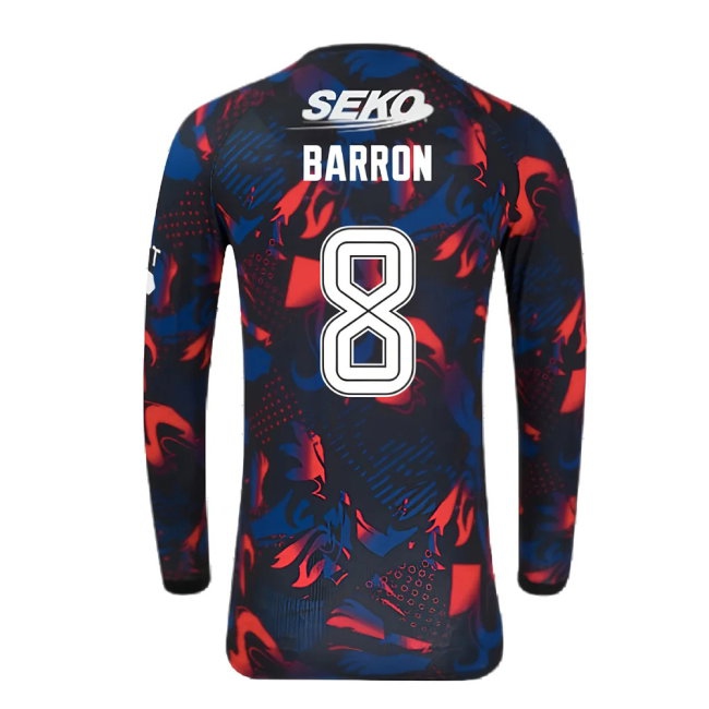 2024-2025 Rangers Long Sleeve Third Shirt (Barron 8) — Buy Now