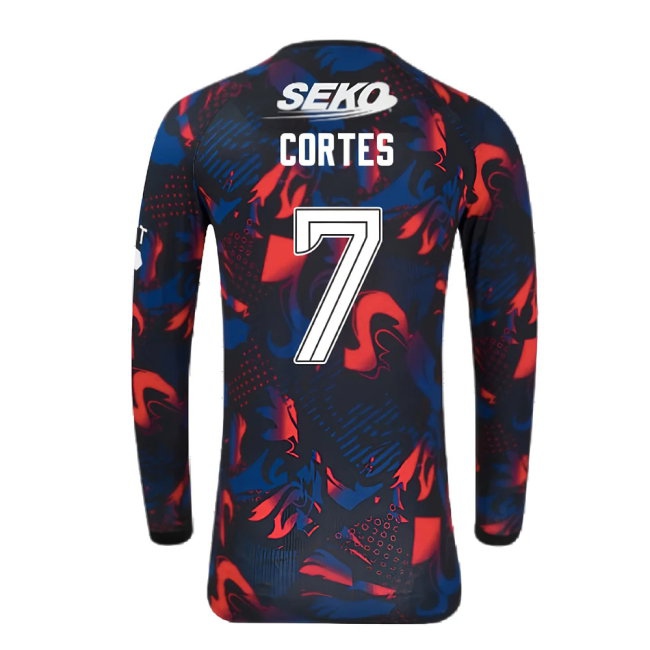 2024-2025 Rangers Long Sleeve Third Shirt (Cortes 7) — Shop Online