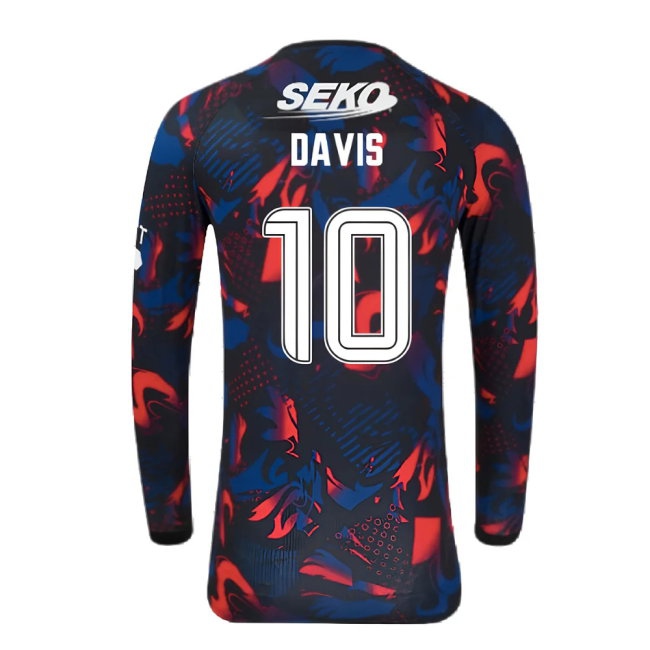 2024-2025 Rangers Long Sleeve Third Shirt (Davis 10) — Buy Now