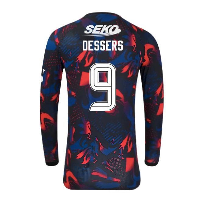 2024-2025 Rangers Long Sleeve Third Shirt (Dessers 9) — Shop Online