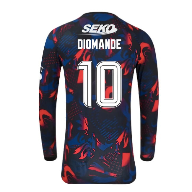 2024-2025 Rangers Long Sleeve Third Shirt (Diomande 10) — Shop Online