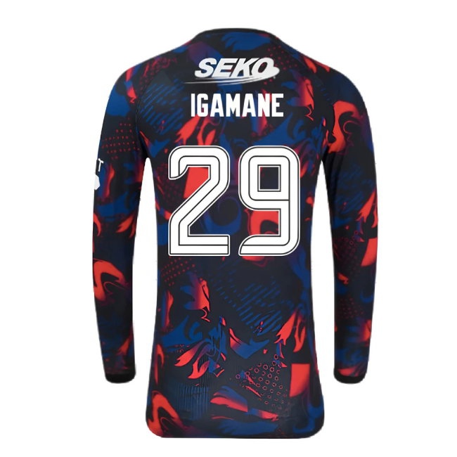 2024-2025 Rangers Long Sleeve Third Shirt (Igamane 29) — Shop Online