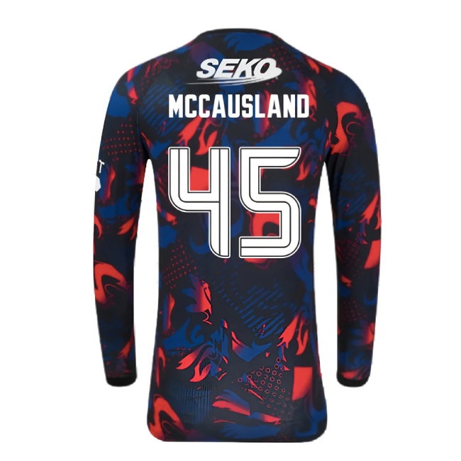 2024-2025 Rangers Long Sleeve Third Shirt (McCausland 45) — Buy Now