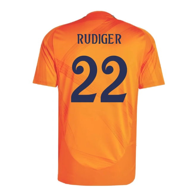 2024-2025 Real Madrid Player Version Away Shirt (Rudiger 22) — Shop Online