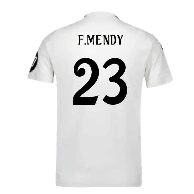 2024-2025 Real Madrid Player Version Home Shirt (F.Mendy 23) — Shop Online