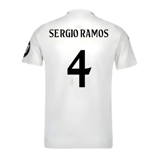 2024-2025 Real Madrid Player Version Home Shirt (Sergio Ramos 4) — Shop Now