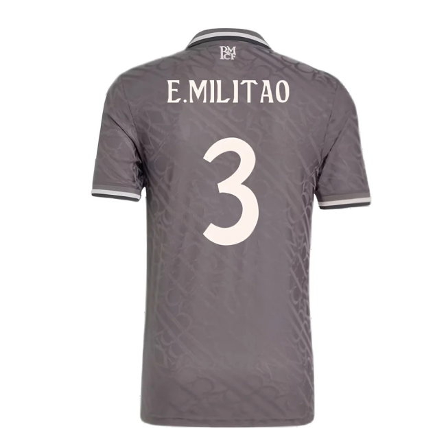 2024-2025 Real Madrid Player Version Third Shirt (E.Militao 3) — Shop Now