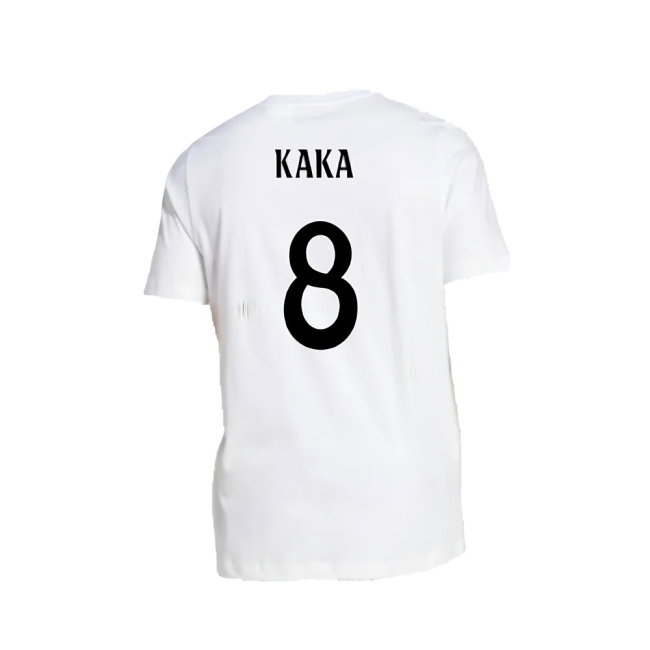 2024-2025 Real Madrid DNA Graphic Tee (White) (Kaka 8) — Shop Online