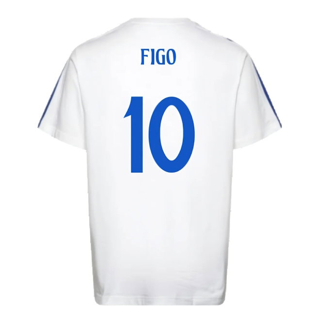 2024-2025 Real Madrid DNA Tee (White) (Figo 10) — Buy Online