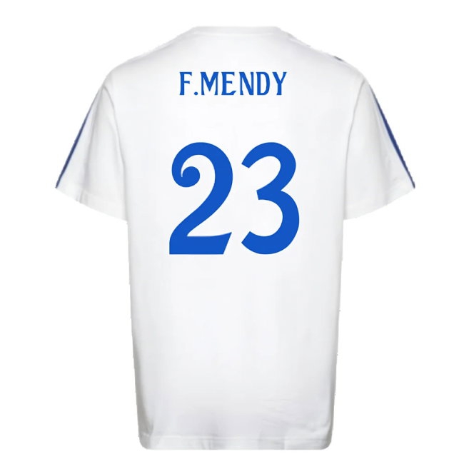2024-2025 Real Madrid DNA Tee (White) (F.Mendy 23) — Buy Now