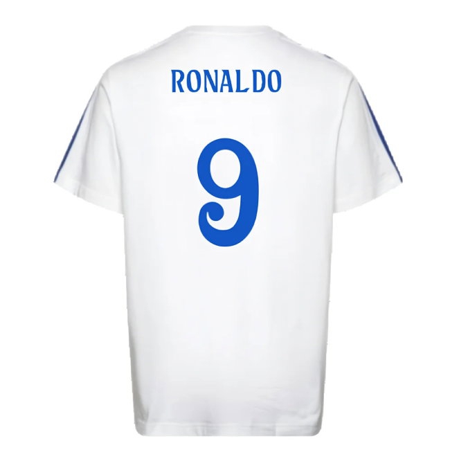 2024-2025 Real Madrid DNA Tee (White) (Ronaldo 9) — Buy Online
