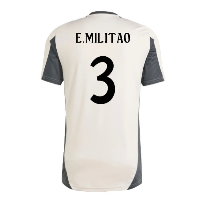 2024-2025 Real Madrid EU Training Jersey (Putty Mauve) (E.Militao 3) — Shop Now