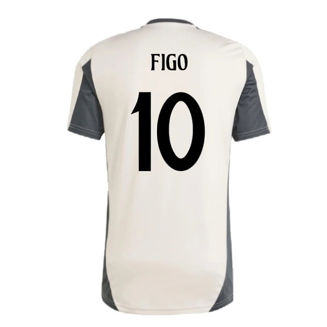2024-2025 Real Madrid EU Training Jersey (Putty Mauve) (Figo 10) — Buy Now