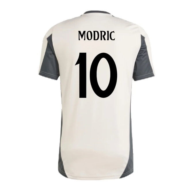 2024-2025 Real Madrid EU Training Jersey (Putty Mauve) (Modric 10) — Buy Now
