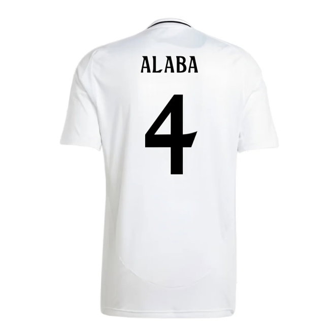 2024-2025 Real Madrid Home Shirt (Alaba 4) — Shop Online