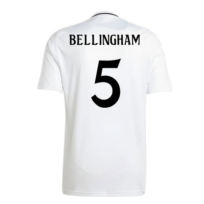 2024-2025 Real Madrid Home Shirt (Bellingham 5) — Shop Now