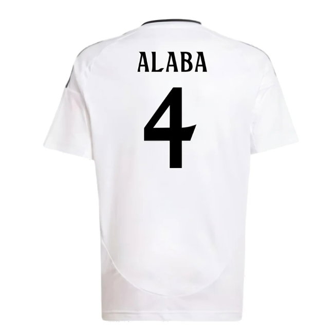 2024-2025 Real Madrid Home Shirt (Kids) (Alaba 4) — Buy Online