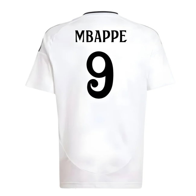 2024-2025 Real Madrid Home Shirt (Kids) (Mbappe 9) — Buy Now