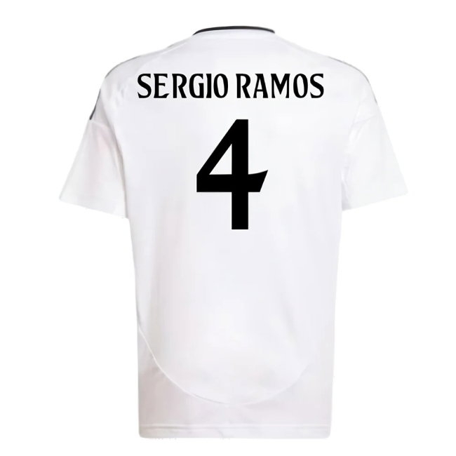 2024-2025 Real Madrid Home Shirt (Kids) (Sergio Ramos 4) — Buy Online
