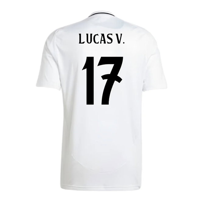 2024-2025 Real Madrid Home Shirt (Lucas V. 17) — Buy Now