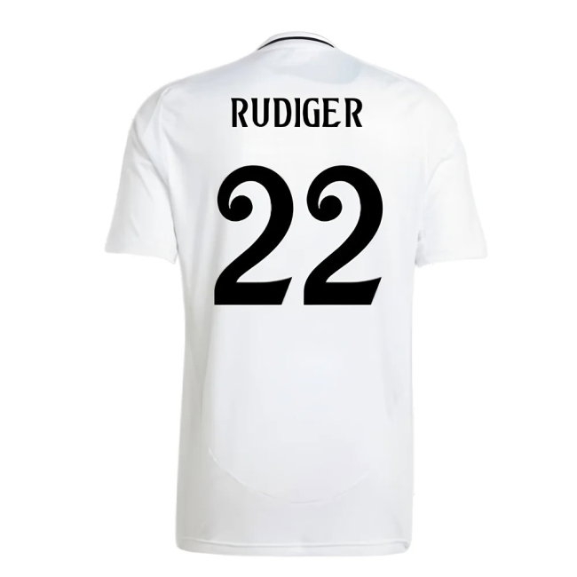 2024-2025 Real Madrid Home Shirt (Rudiger 22) — Buy Now