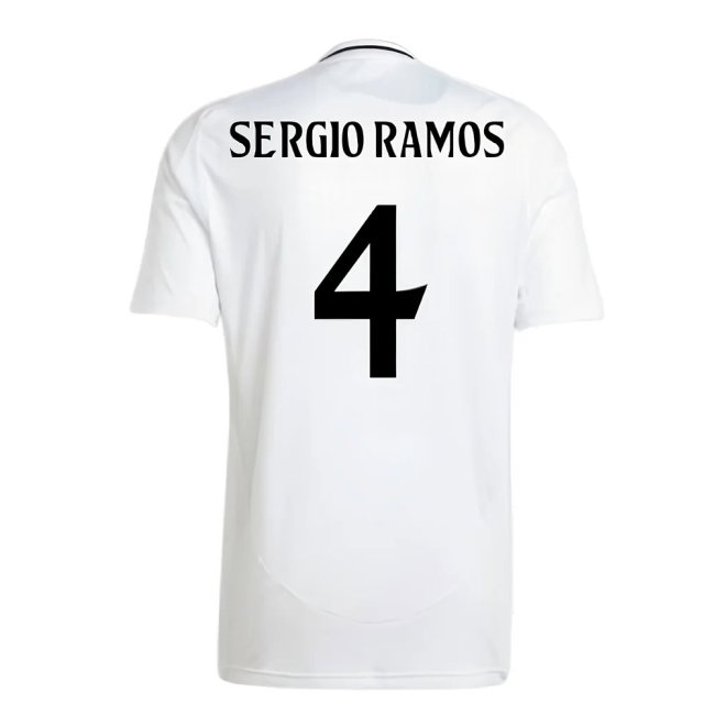 2024-2025 Real Madrid Home Shirt (Sergio Ramos 4) — Shop Online
