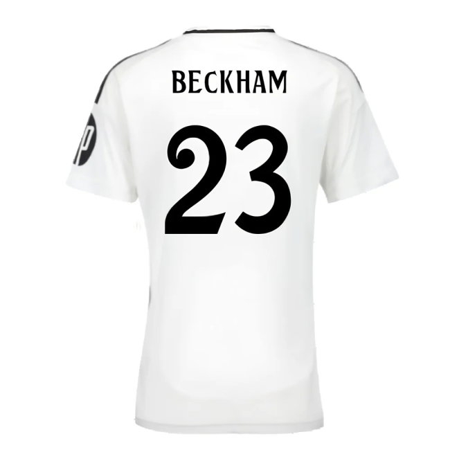 2024-2025 Real Madrid Home Shirt (Womens) (Beckham 23) — Buy Online