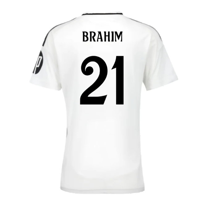 2024-2025 Real Madrid Home Shirt (Womens) (Brahim 21) — Shop Now