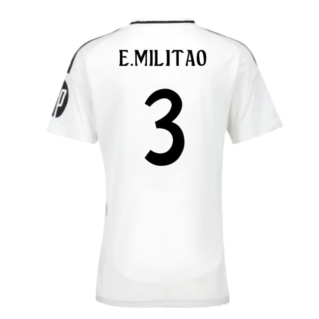 2024-2025 Real Madrid Home Shirt (Womens) (E.Militao 3) — Shop Now