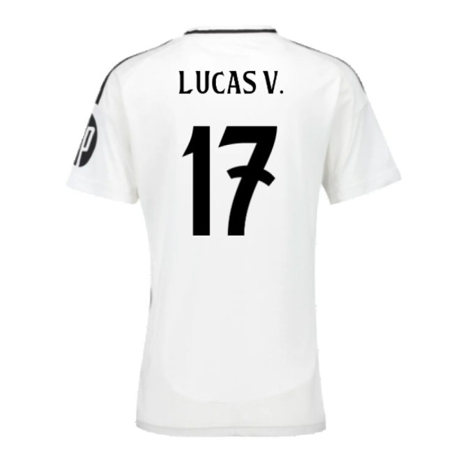 2024-2025 Real Madrid Home Shirt (Womens) (Lucas V. 17) — Shop Now