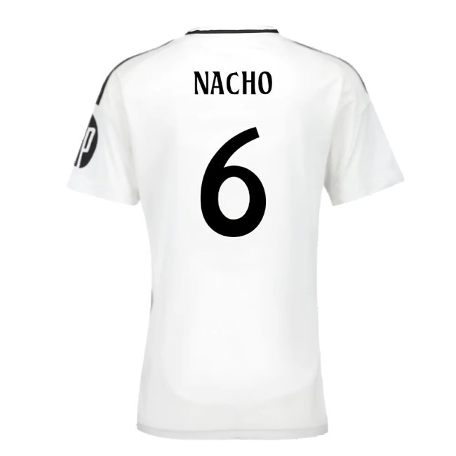 2024-2025 Real Madrid Home Shirt (Womens) (Nacho 6) — Shop Now