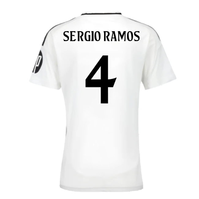 2024-2025 Real Madrid Home Shirt (Womens) (Sergio Ramos 4) — Buy Online