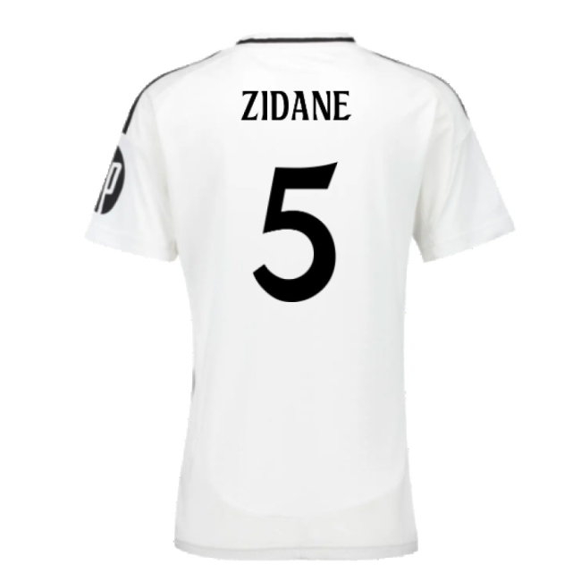 2024-2025 Real Madrid Home Shirt (Womens) (Zidane 5) — Buy Online