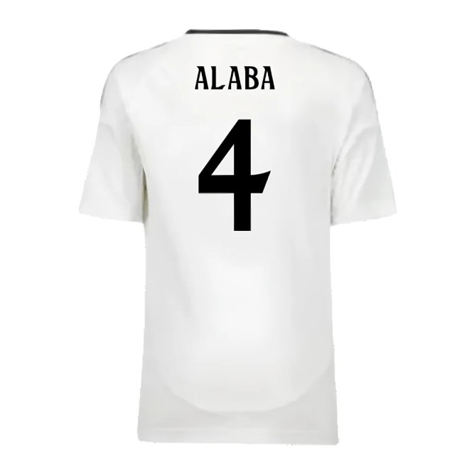 2024-2025 Real Madrid Home Youth Kit (Alaba 4) — Buy Now