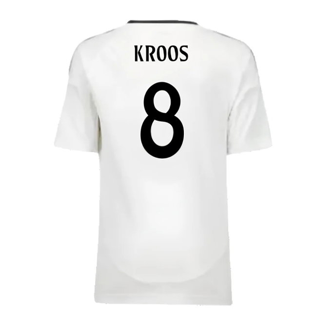 2024-2025 Real Madrid Home Youth Kit (Kroos 8) — Shop Now
