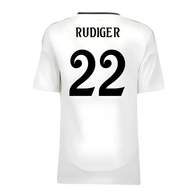 2024-2025 Real Madrid Home Youth Kit (Rudiger 22) — Buy Online
