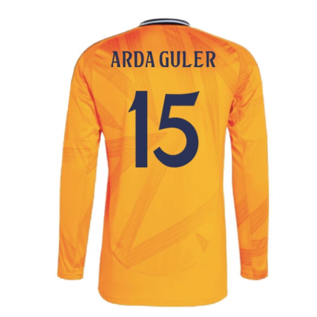 2024-2025 Real Madrid Long Sleeve Away Shirt (Arda Guler 15) — Shop Now