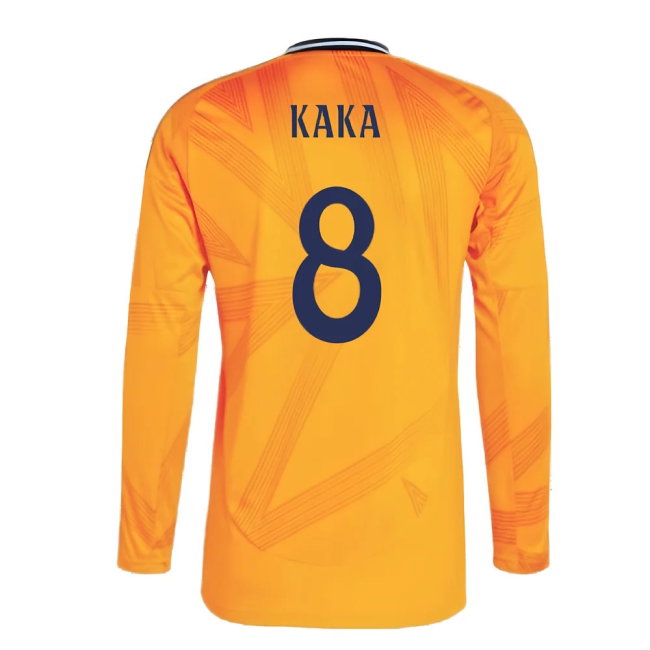 2024-2025 Real Madrid Long Sleeve Away Shirt (Kaka 8) — Shop Now