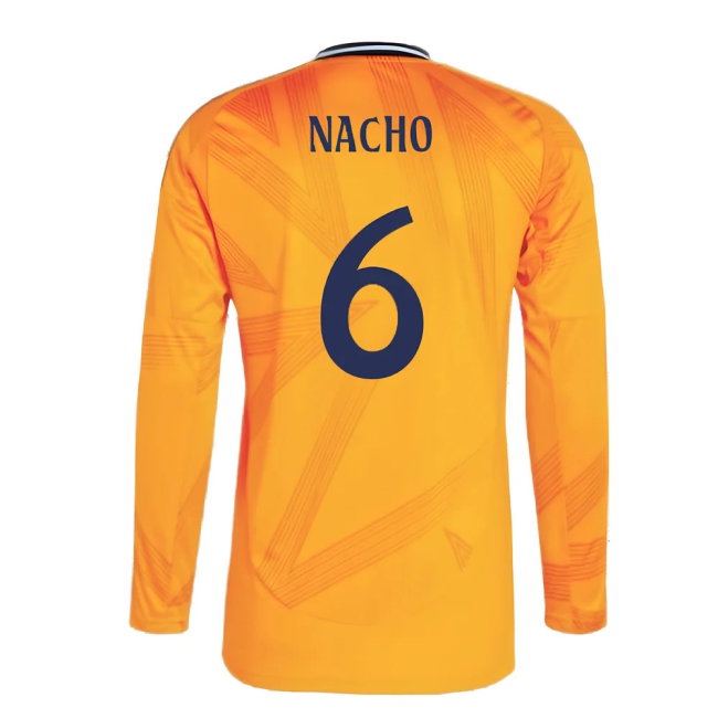 2024-2025 Real Madrid Long Sleeve Away Shirt (Nacho 6) — Buy Online