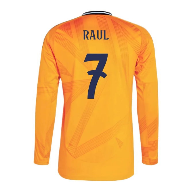 2024-2025 Real Madrid Long Sleeve Away Shirt (Raul 7) — Shop Now