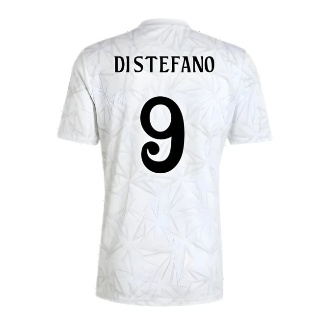 2024-2025 Real Madrid Pre-Match Shirt (White) (Di Stefano 9) — Shop Now